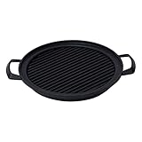 YARNOW 1 Stück Grillofen transportabler grill grillplatte für den herd формы для выпечки grillzubehã¶r baking dish Grillen drinnen Bratpfanne Grillwerkzeug zum Braten Aluminium Black
