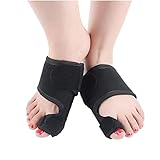 ALINZO Zehentrenner – Ballenzeh-Korrektur 2 Stück Hallux Valgus Großzehenspreizer-Strecker, Orthopädische Bunion-Entlastung für Tag und Nacht