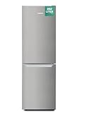 Heinrich´s Kühlgefrierkombination 262L Gesamtvolumen, 187L Kühlvolumen + 75L Gefriervolumen,LED Beleuchtung, Türanschlag wechselbar, leise 39dB,große Gefrierboxen,5 Temperaturstufen,Fast-Cool-Funktion