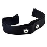 Herzfrequenzmesser 70 bis 105 cm Cardio-Gürtel verstellbar für Herzfrequenzsensor Pulsgurt Brustgurt Herzfrequenz Sensor EKG-Messung kompatibel mit Garmin, Wahoo, Polar H10 H9, Coospo, Magene, Bryton