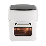 15L Heißluftfritteuse, 1400W Airfryer mit LED-Touchscreen, Friteuse Heissluft Fritteusen mit Touchscreen, Energiesparend, Ohne Öl und fettarmes Kochen, für Fleisch, Chips, Nüsse und Pizza