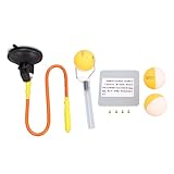 cardyven Tischtennis Trainer, Sucker Typ PVC Verstellbarer Tennis Ball Sauger Training Roboter Fixed Rapid Rebound Pong Balls Trainer Accessoire mit Sauger