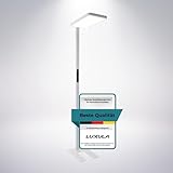 LUXULA LED Büro Stehleuchte, dimmbar, CRI98 Vollspektrum, UGR