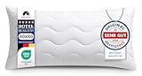 Gentle North Hochwertige Kopfkissen 40x80 cm groß in Hotelqualität - Flauschiges, gut gefülltes Schlafkissen für Allergiker geeignet (Ökotex 100 Zertifiziert) - 60° Waschbar