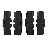 Bremsbeläge, 4 Stück Bremsschuhe für Magura Hs11/ Hs22/ Hs24/ Hs33 Hohe Bremsleistung 2 Paar Bremsschuhe Fahrrad Bremsbelag schwarz für Fydraulische Felgenbremse