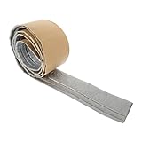 Kisangel Selbstklebende Wandleiste Skirting Border mit Verdickter Wandstärke Abziehbare Sockelleiste für Küche Bad Wohnzimmer Flexible Profilleiste für Ecken und Kanten Silber