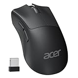 acer Funkmaus für Laptop, Ergonomische Maus Kabellos mit 2,4GHz USB A Empfänger, 5 Tasten USB Kabellose Mause für Büro Kompatibel mit PC, Laptop, Desktop - Schwarz