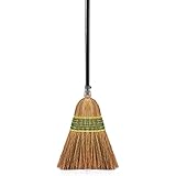 Yocada Robuster Maisbesen, kommerzieller Indoor-Outdoor-Besen, 151,9 cm hoch, perfekt für Innenhof, Garage, Lobby, Einkaufszentrum, Markt, Boden, Zuhause, Büro, Blätter, Steinstaub, Müll
