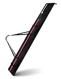 STYNGARD Skitasche mit Rolltop [140 cm bis 200 cm] - Skisack aus robustem Material mit hochwertigen Reisverschlüssen - Ski Bag Modell Helsinki