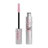 Maybelline New York Lash Sensational Space Diamond, silber glitzernde Topcoat für ein schimmerndes Augen-Make-Up, Extreme Länge & volles Volumen, Intensiver Look, Sky High, 8 ml