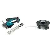 Makita Akku-Grasschere (18,0 V, ohne Akku, ohne Ladegerät) DUM604ZX & 1-Fadenkopf Tap&Go 1,6mm 195858-1 Silber