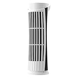Ylnailky Flügelloser Turmventilator, USB-wiederaufladbar, leises Gebläse, blattloser leiser Schreibtisch-Turmventilator mit LED für Innenbereich, Küche, Reise, Garage, Studio, , Auto