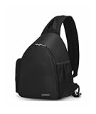 APVMFMKLTG DSLR-Kameratasche, Sling-Kameratasche, Foto-Rucksack, wasserdicht, passend for Sony A1 A7 A9, passend for Canon EOS R6 R5 R7 R 6D II, passend for Nikon Z8 Z6 Z7 D7500(Black)