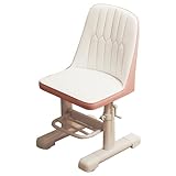 Höhenverstellbarer Kinder-Schreibtischstuhl Ohne Rollen Kinder-Schreibtischstuhl Für Jungen Und Mädchen Kinder-Arbeitsstühle Für Zu Hause Mit Ergonomischer Rückenlehne Für Die Schule(/Pink,Rotatable)