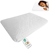 MOMMY CONFORT Kinderkissen Memory Foam 40x60x6 cm – Ergonomisches und Atmungsaktives Kopfkissen für Kinder 2–8 Jahre – Kissen für Babybett + 90 cm Bett – Hypoallergen, Weich und Waschbar