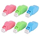 Veemoon 6Stücke Doppelseitiges Klebeband Selbstklebende Kleberoller für DIY Scrapbooking Kartenherstellung Transparent Schnell Trocknend für Zuhause Schule und Büro