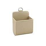 PLGEBR Auto-Aufbewahrungstasche, Lüftungsschlitz, Armaturenbrett, ordentlich, zum Aufhängen, Leder, Organizer, Brillenhalter, Organizer, Zubehör, Handyaufbewahrung, Auto
