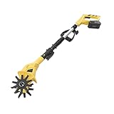 Akku Bodenhacke,Elektrische Motorhacke 250 U/min,Gartenfräse Elektrische 20V mit 2000mah Akku Ausziehbar Tragbar Gartenhacke Elektrisch,für Pflügen, Umdrehen Bodens, Öffnen, Jäten