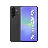 Samsung Galaxy A36 5G AI Smartphone ohne Vertrag, Simlockfreies AI Handy mit Android, 8 GB RAM, 256 GB Speicher, 50-MP-Kamera, Awesome Black, 2,5 Jahre Herstellergarantie [Exklusiv auf Amazon]