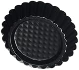 ZENKER 8722 Tortelett-Set 6-tlg, antihaftbeschichtet, Schwarz