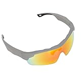 Smart Audio Sportbrille, TR90 Sonnenbrille UV-Schutz Orange Zum Radfahren
