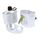 VICASKY 1Satz Wasserkocher Camping Kit mit Stoffbeutel Kochtopf für Outdoor und Tragbar Camping Kochgeschirr für Müheloses im Freien