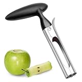 Apfelentkerner,Apfelausstecher,Apfelentkerner Entferner mit ABS-Griff und Gezackter Edelstahlklinge,Apfelkernausstecher,einfach zu bedienen und Durable apfelentkerner Remover für birnen, Paprika