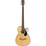 Fender CB-60SCE Acoustic Bass, Walnut Fingerboard, Natural, Inklusive kostenloser virtueller Kurse auf Fender Play
