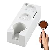 Generisch Tamper-Station - Multifunktionale Aufbewahrung Für Espresso Zubehör | Pressstation | Organizer Für Theke Küche Wohnzimmer Bar Café Wohnheim Wohnung, Siebträgerhalter, Kaffeestation