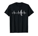 Trompete Herzschlag Geschenk mit Trompetenspieler Heartbeat T-Shirt