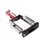 NOLOWY 8,9 cm auf 5,25 Hard Hot Swap Bay Edelstahl interne Montagehalterung Adapter 8,9 cm Rahmen mit Schloss und LED