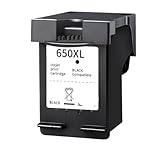 OgbTKiz 650xl wiederaufbereitet mit 650 650xl für Deskjet -Drucker 1015 1515 1518 2515 2545 2645 3510 3515 4645 kompatibel(Black)