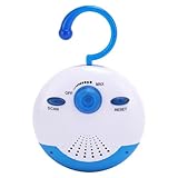 Celabie Wasserdichtes Duschradio, Tragbares Mini-FM-Radio mit Eingebautem Lautsprecher für Badezimmer, Küche, Bootfahren, Wandern, Duschlautsprecher