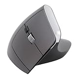 Asixxsix Ergonomische Maus, 2,4 G Drahtlose Vertikale Maus, 6 Tasten, 800 1200 1600 DPI Einstellbar, Ruhige Klicks für Computer -PC -Laptop