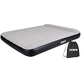 AVENLI Luftmatratze Luftbett selbstaufblasend für 2 Personen 191x137x30cm aufblasbare Matratze Gästebett mit integrierter Pumpe hohe Liegefläche beflockte Oberfläche für Camping & Zuhause
