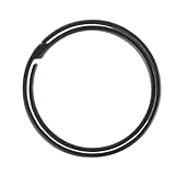 Abaodam Titanlegierung Kleiner Schlüsselring Flacher DIY Schlüsselanhänger Verbindung Ring Langlebig Glatt für Schlüssel und Anhänger Zubehör