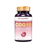 ZenvyraBio Coenzym Q10 200mg Softgel – Natürlich fermentiertes Ubiquinon | Sehr hohe Bioverfügbarkeit | Antioxidativer Zellschutz & Energieunterstützung | 120 Softgels, Ohne Gentechnik & Gluten