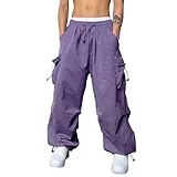 DUHENWU Cargo Hose Herren Vintage Baggy Sporthose Bequeme Lang Jogginghose Mit Seitentaschen Taschen Trainingshose Retro Lang Herrenhose Elastischer Bund Fitnesshose Bequeme Fitnesshose