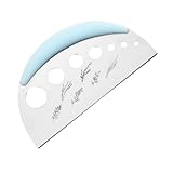 YWJLQH Kräuterstripper, 7 Löcher, Leicht zu Reinigender Kräuterschneider, Schnelles Entblättern von Kräutern, Kräuterschäler für Grünkohl, Basilikum, Koriand, Blau