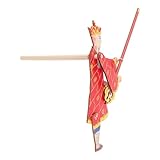 HONITANO Traditionelle Chinesische Schattenpuppen aus Holz Tragbares DIY Handpuppen bastelset Magische Holzfiguren für Puppentheater und Kinderspiel Chinesisches Kulturerbe Leicht und