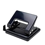 2 Loch Papierlocher, Papierstanzer Metall, Mini-Taschenlocher zum Einheften, Locher Klein, für 20 Blatt, Für das Schul Zuhause Und Büro Ldeal(Mit 6 Schnallen in Zufälliger Farbe)