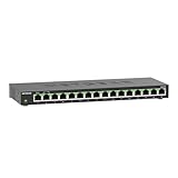 NETGEAR 16-Port Gigabit Ethernet Unmanaged Switch (GS316): Desktop- oder Wandbefestigung, leiser Betrieb