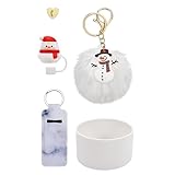 5-teiliges Weihnachtszubehör-Set für Stanley Cups, 1,2 l, Silikon-Trinkhalm-Abdeckung, Dekoration für Weihnachtsstiefel, Lippenstift