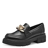 MARCO TOZZI Damen 2-24705-42 Loafer, Black Gold, 41 EU