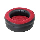 Holdes Aufblasbarer Sessel – Relax-Sitze für Erwachsene – Möbel für den Außen- und Innenbereich, tragbar, strukturiert, Samt, für Garten, Terrasse, Camping, Wohnzimmer, Schlafzimmer, Schlafsaal