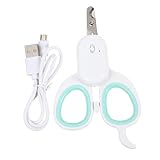 Yardwe 1 Stück Krallenschere Für Haustiere Clipper Klein Led Hund Nagelschneider Nagelknipser Für Hunde Mit Licht Beleuchtet Scherenpflege Für Hunde Nägel Abs Green