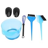 ELAYARD 5 Stück Haarfarben-kit Friseur Farbton Werkzeug Zum Färben Von Haaren Tönung Färbung Pinsel Zum Färben Von Haaren Werkzeuge Zum Färben Von Haaren Haarfärbemittel-set Bausatz Blau