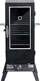 TrendLine Gas-Räucherofen Meran Gasgrills, Holz, Holzkohle, Silber