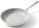 Cookersway Pfanne Keramik Antihaft Pfannen: 28cm Keramikpfanne Bratpfanne Induktion - Keramik Beschichtete Pfanne - Pancake Pfanne für Pfannkuchen