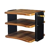 VLKLPZAHAK Desktop AV-Medienständer Kopfhörerverstärker Kleiner Rack-Verstärker Decoder-Halterung Audioschrank Haken Kopfhörerständer Für Schreibtisch(33.5cm-13.2in)